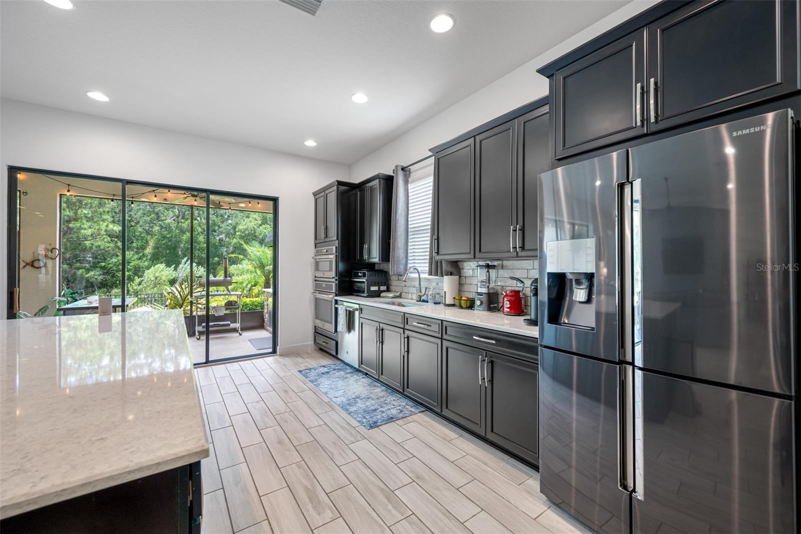 Kitchen Area with Granite Island