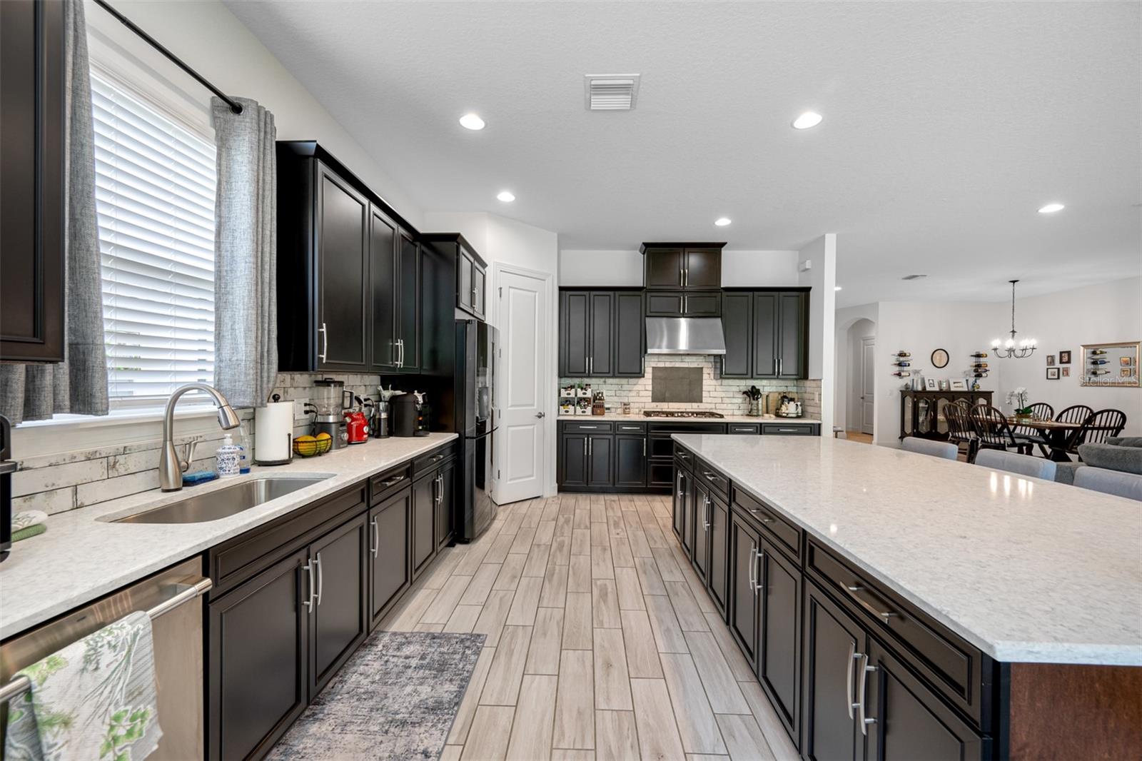 Kitchen Area with Granite Island