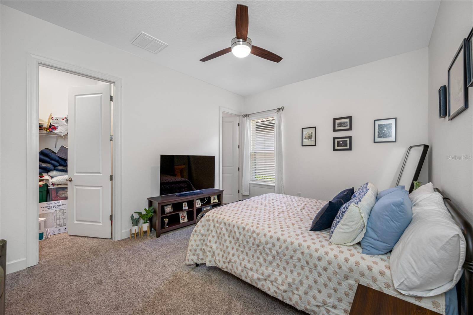 Bedroom 2 with ensuite bathroom and walk-in closet