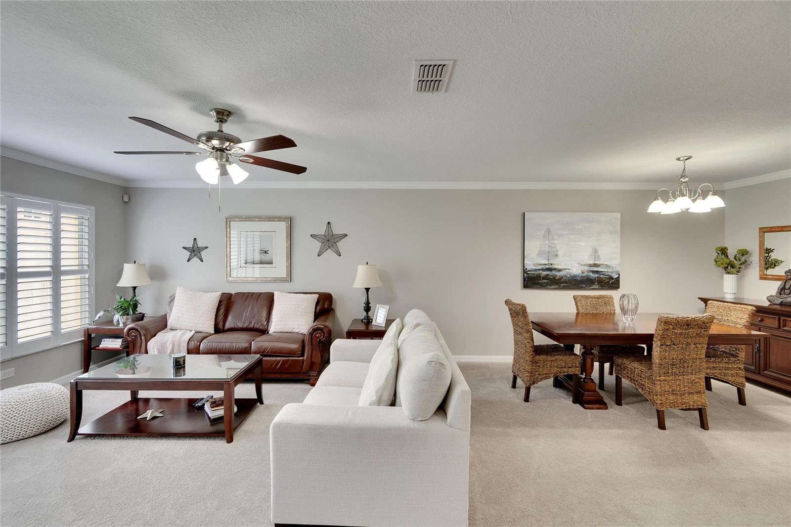 Living Room & Dining Room View