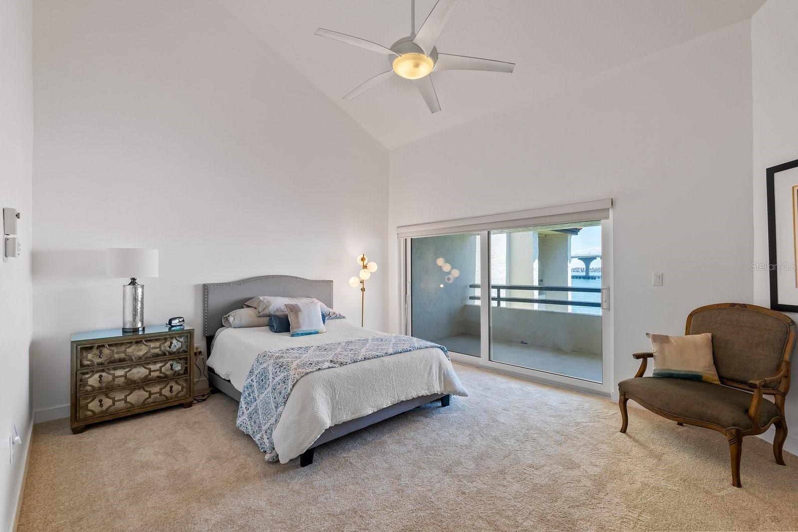 Primary Bedroom with bay views