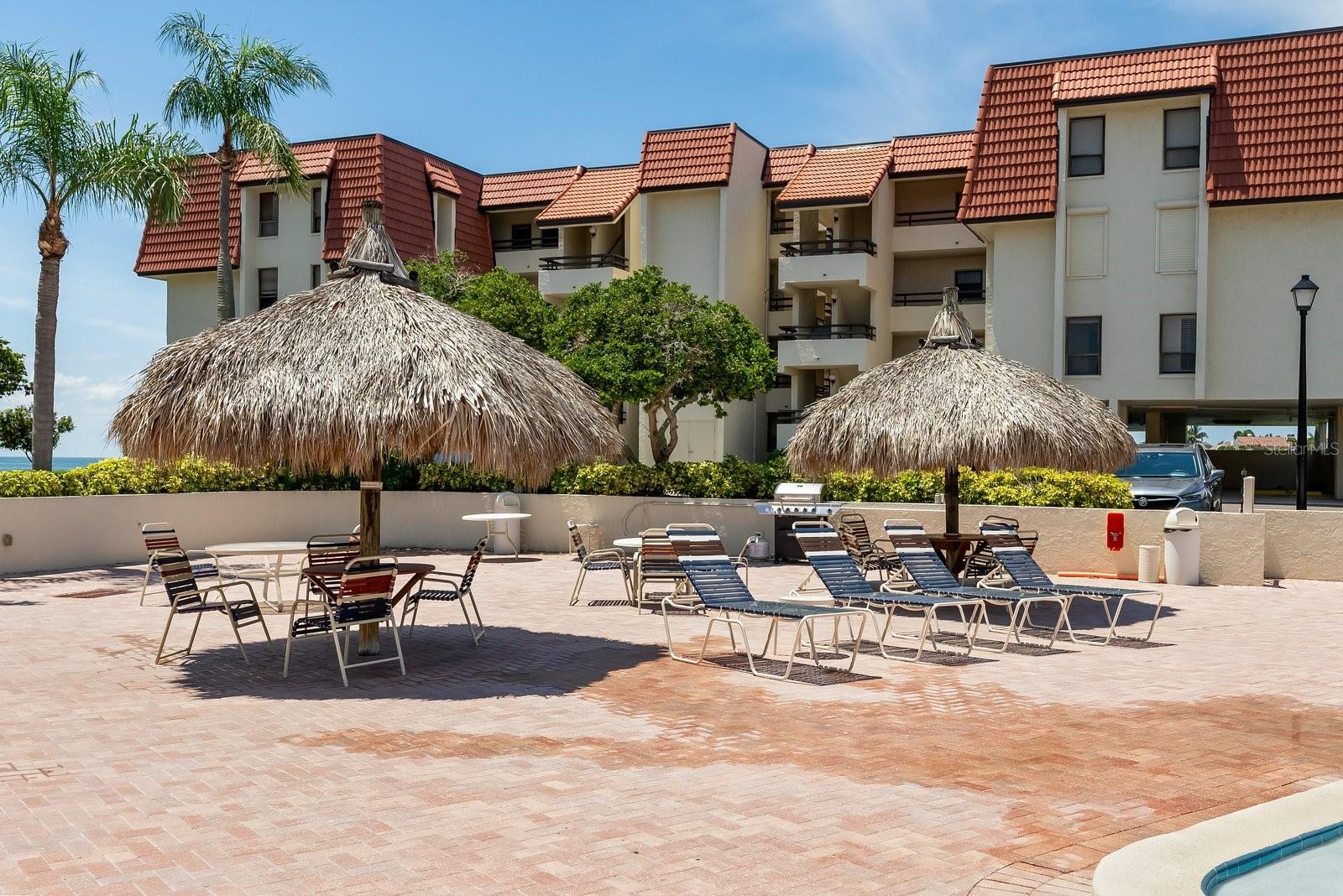 Cabana Pool Area