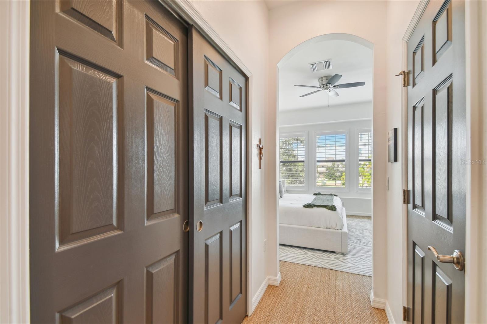 Primary Bedroom Spacious Walk-in Closets