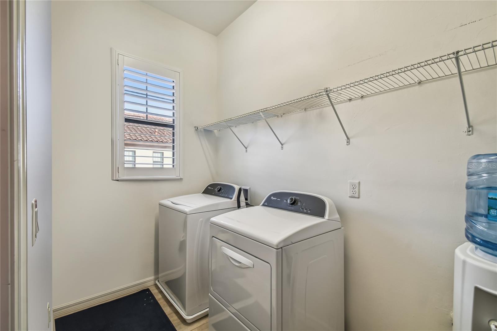 Laundry Room is on the second floor