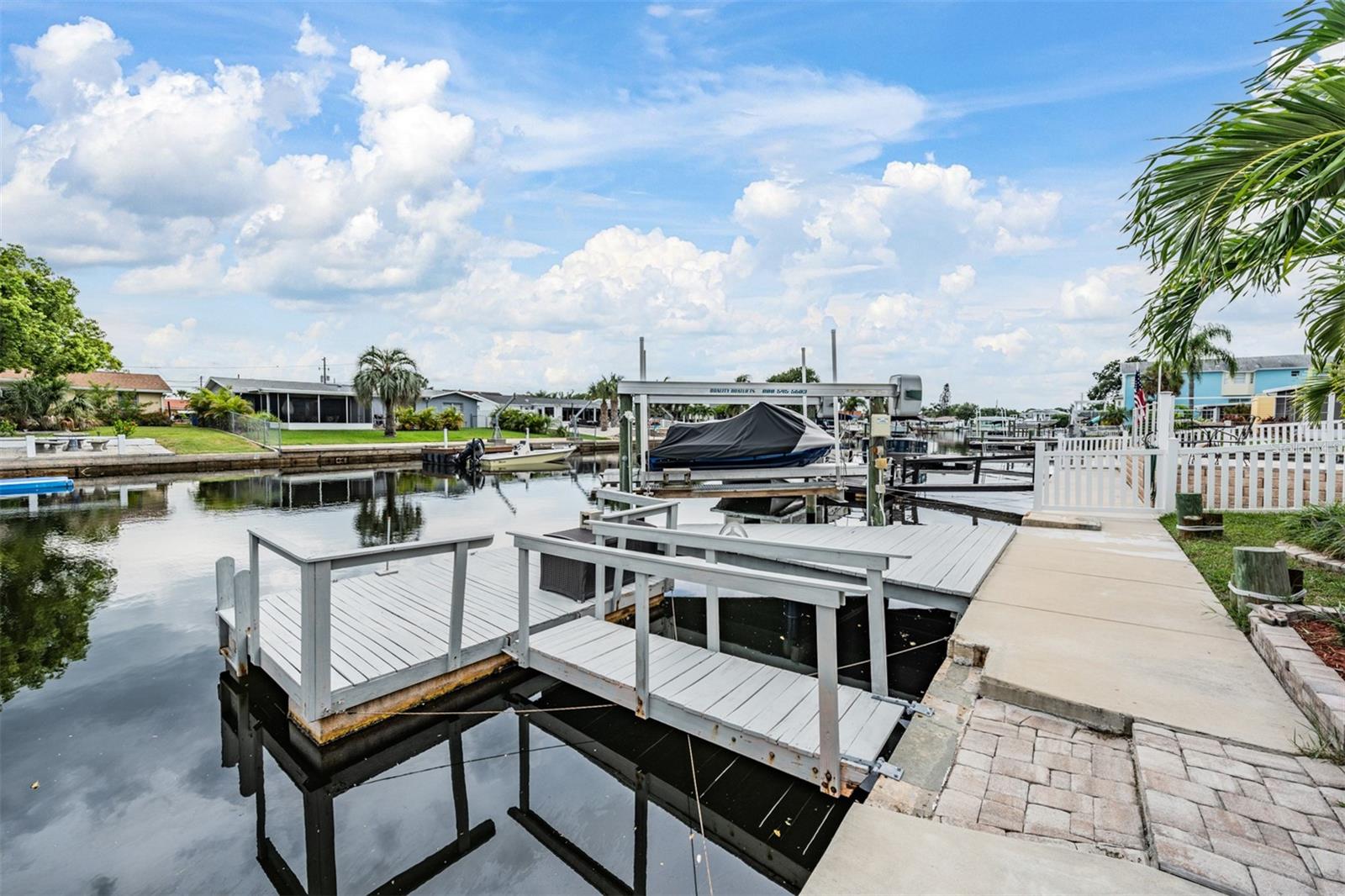 10,000 LB Davit Boat Lift