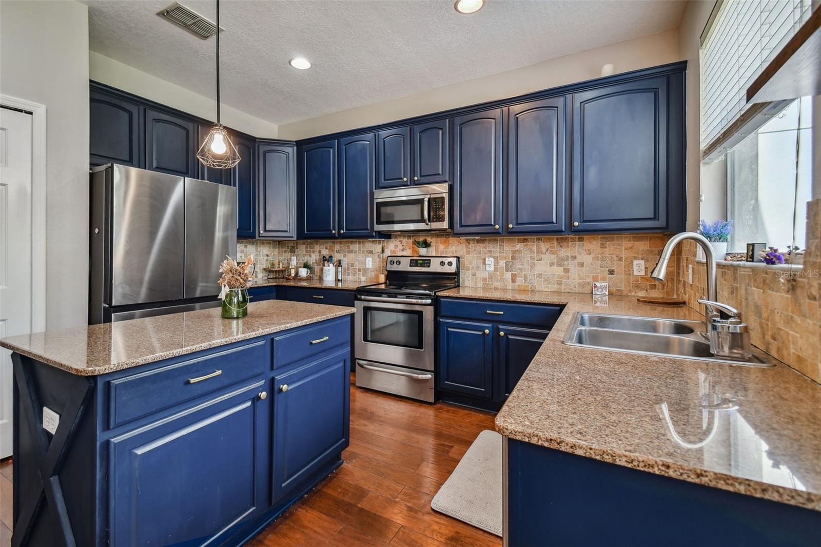 Newly painted kitchen