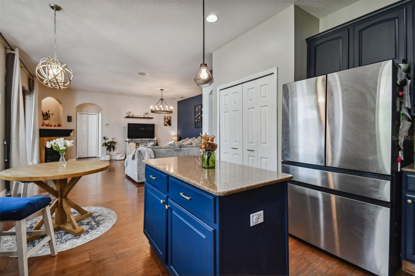 Newly painted kitchen