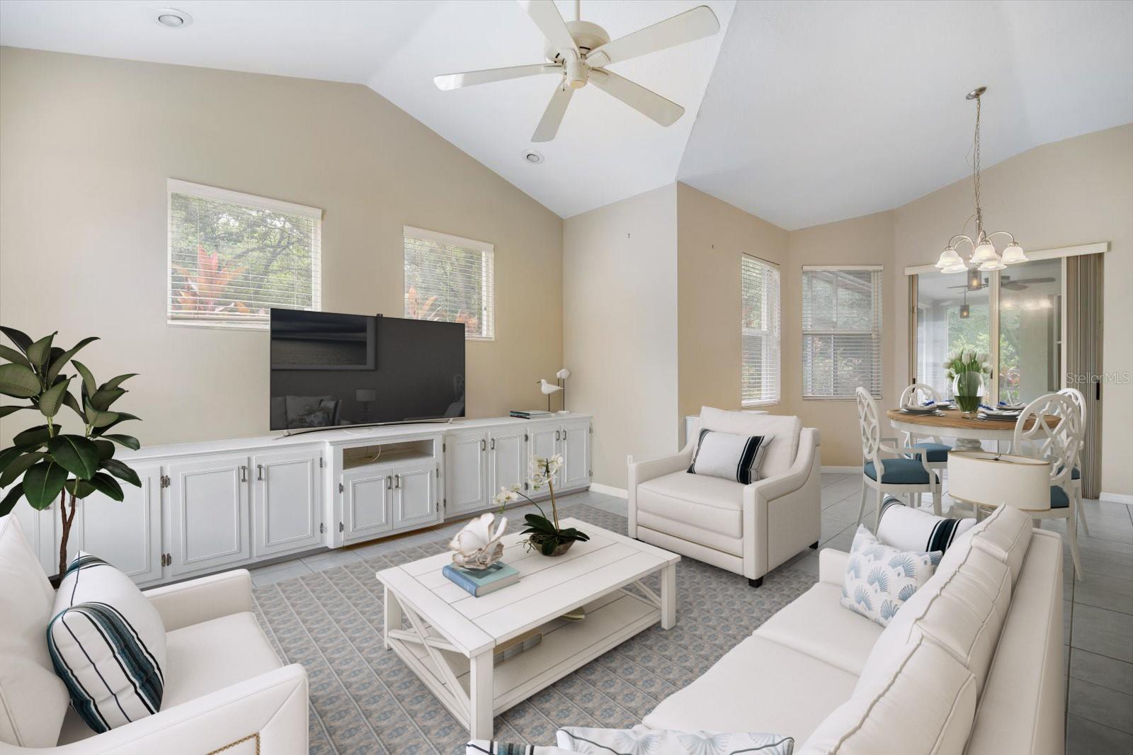 Staged Family Room