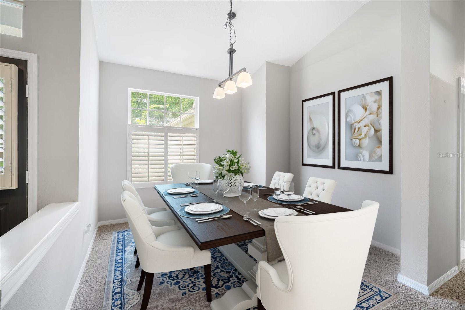 Staged Dining Room