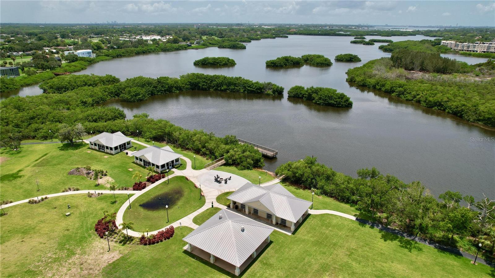 Host parties and gatherings in the community pavilions.