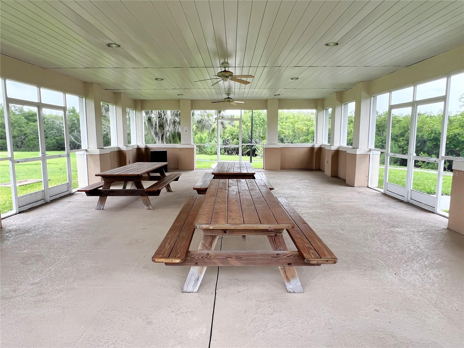 Host parties and gatherings in the community pavilions.