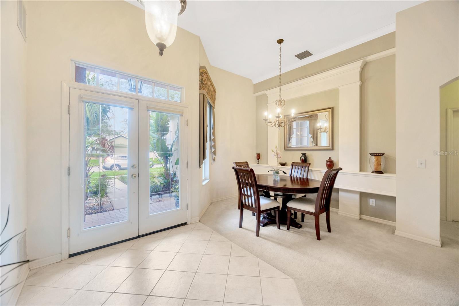 entry to formal dinning room