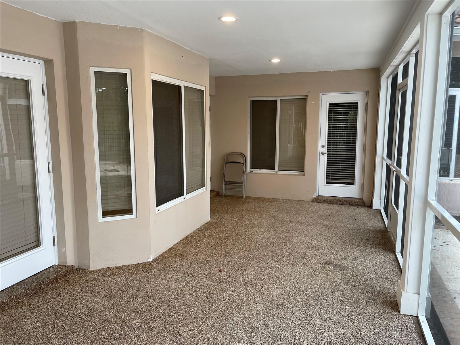 Screened porch