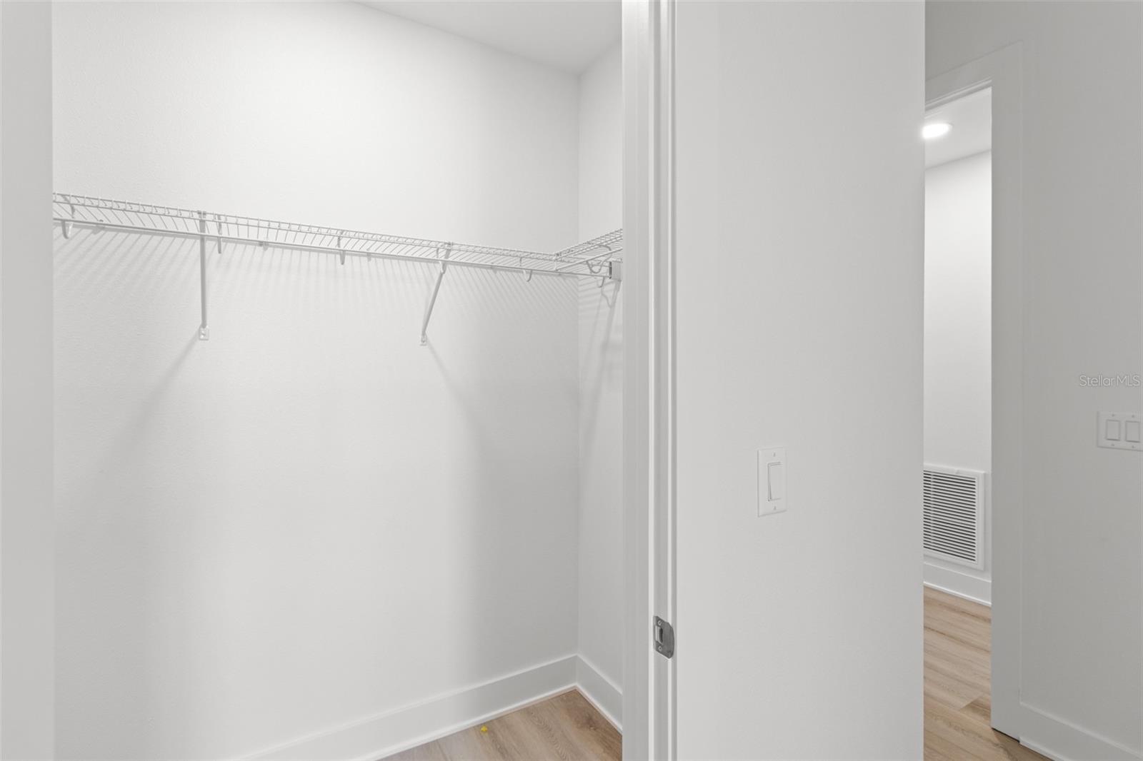 Master Walk-in closets