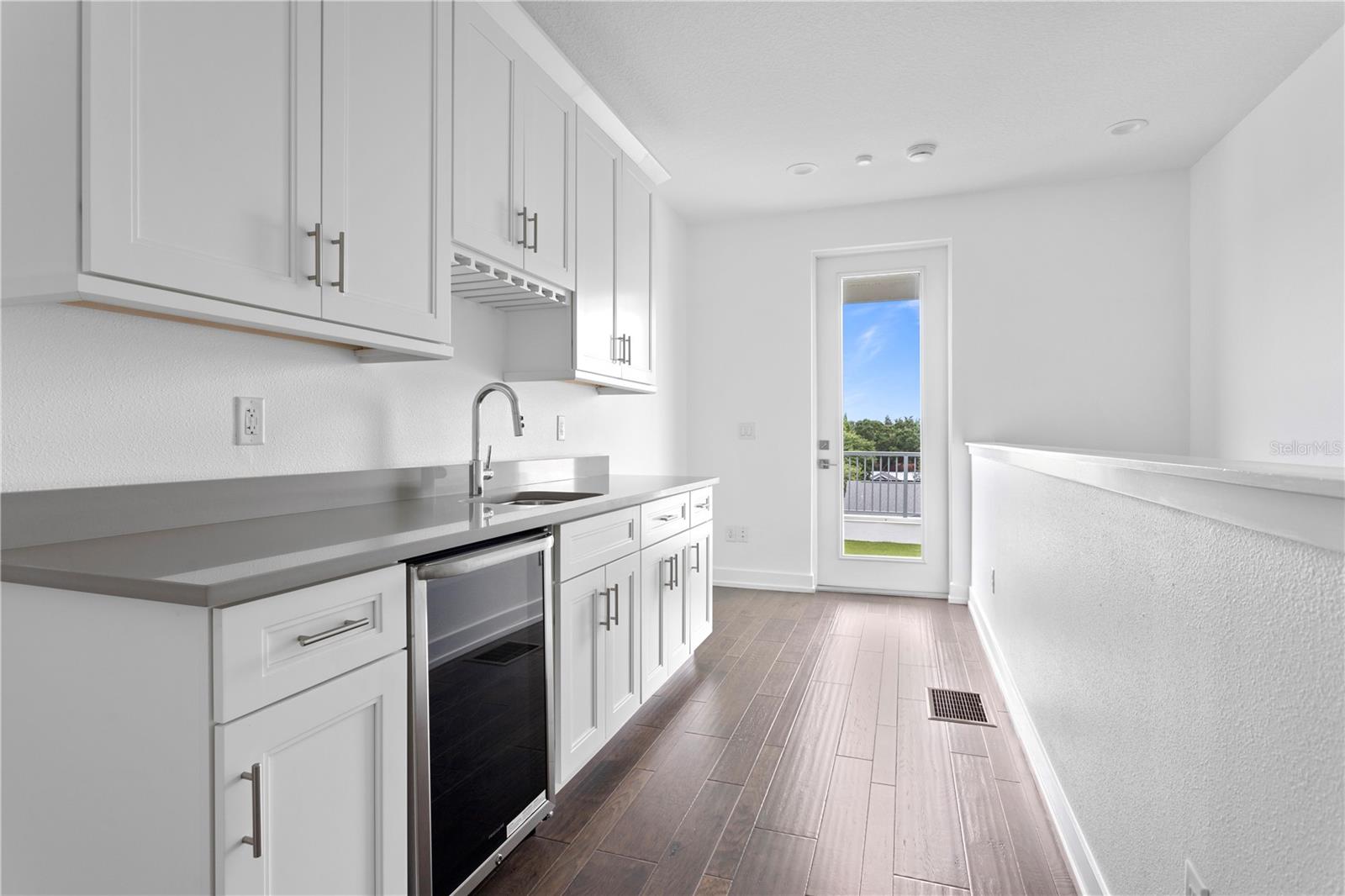 4th Floor Wet Bar + Wine Fridge