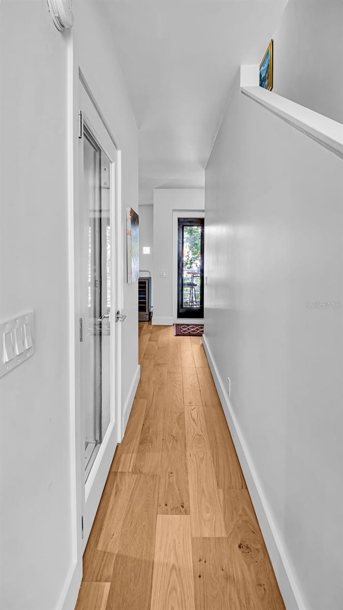 Elevator shaft Near kitchen