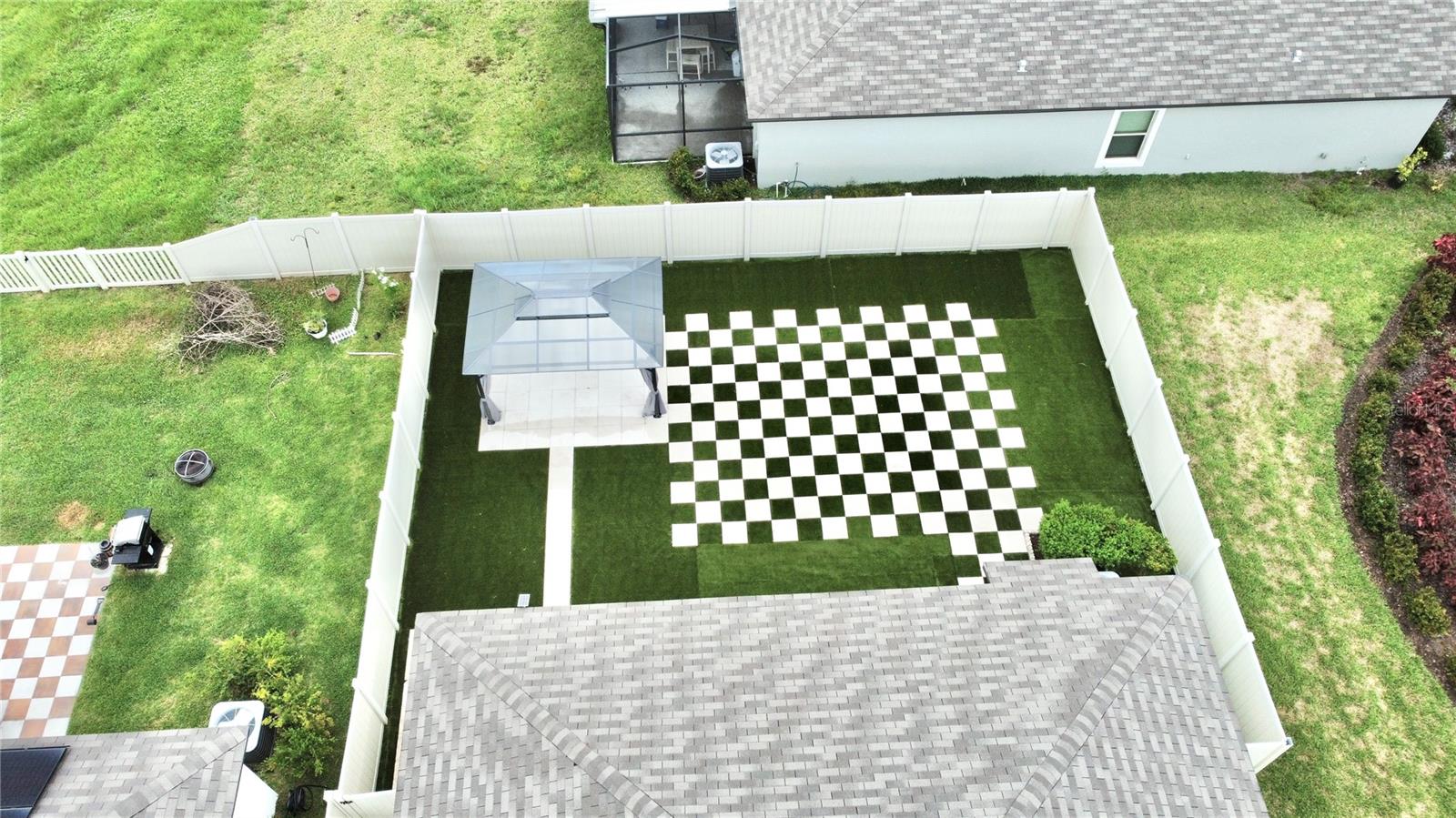 Aerial Backyard