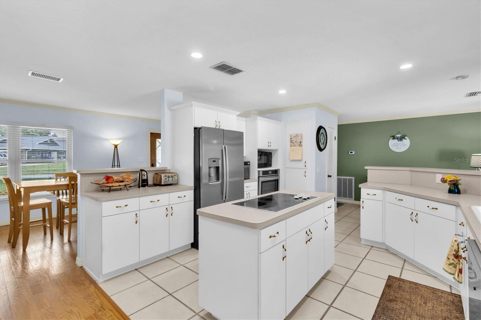 kitchen with island