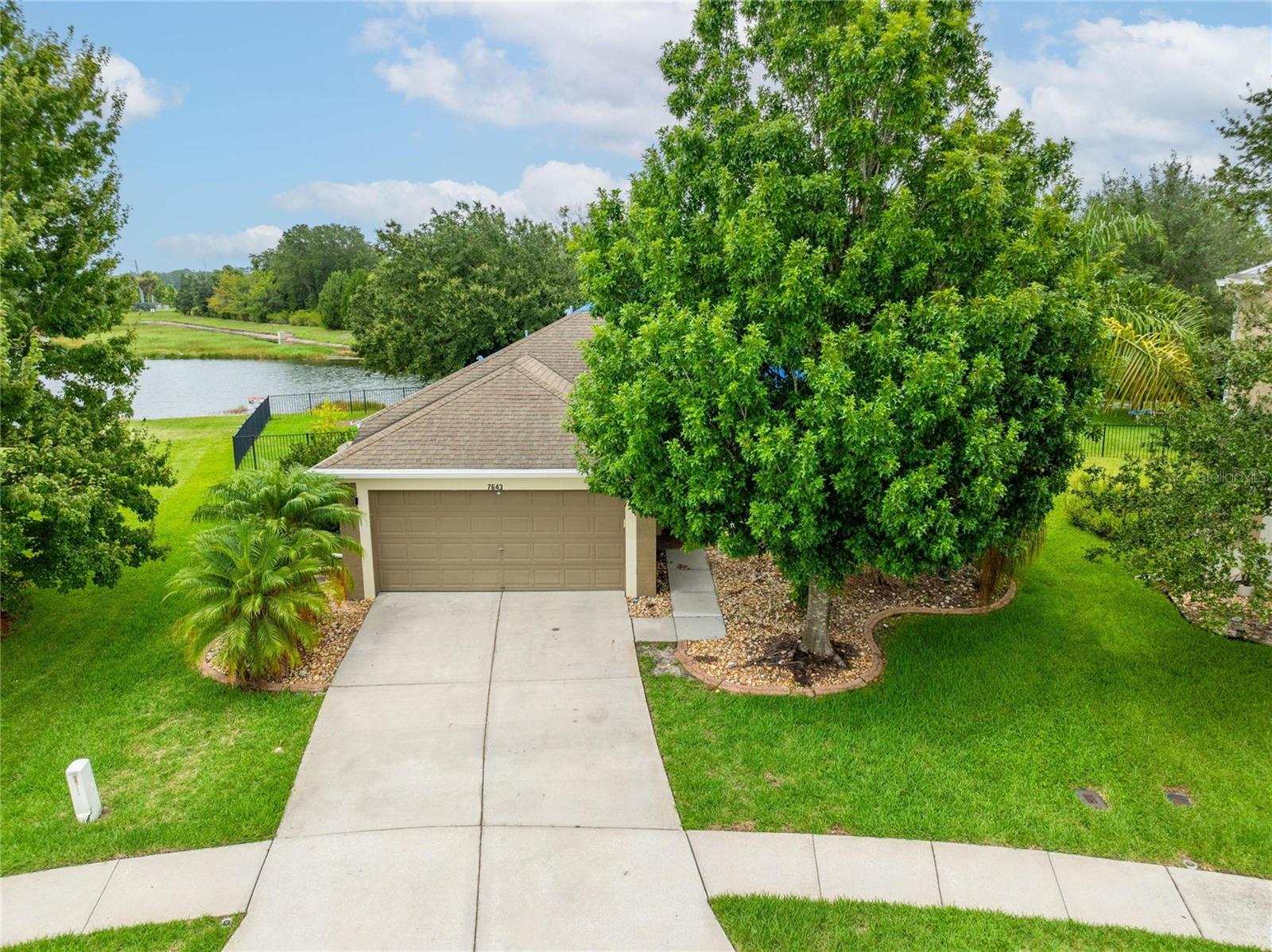 Front aerial of home