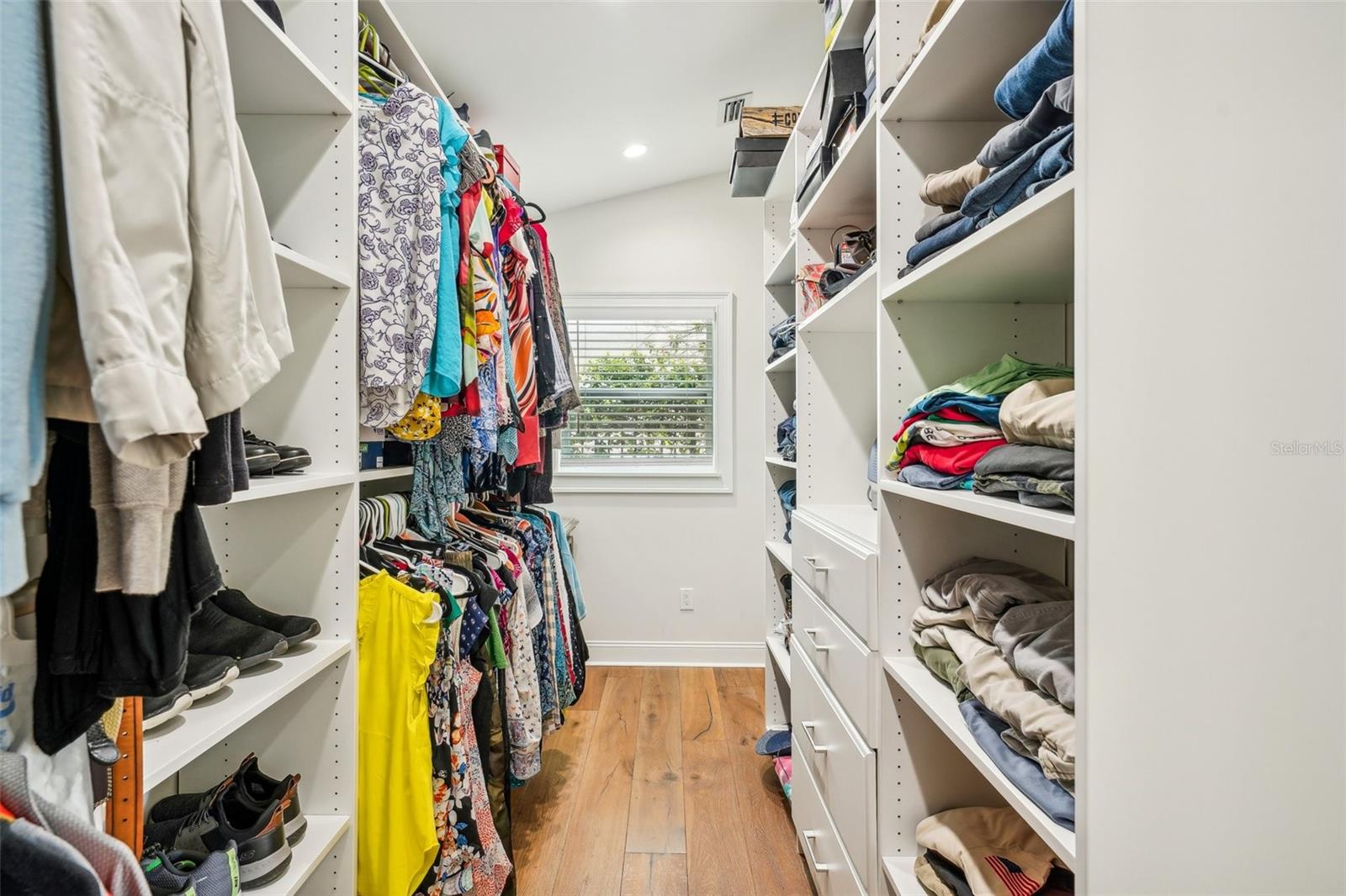 Master bedroom, walk-in closet