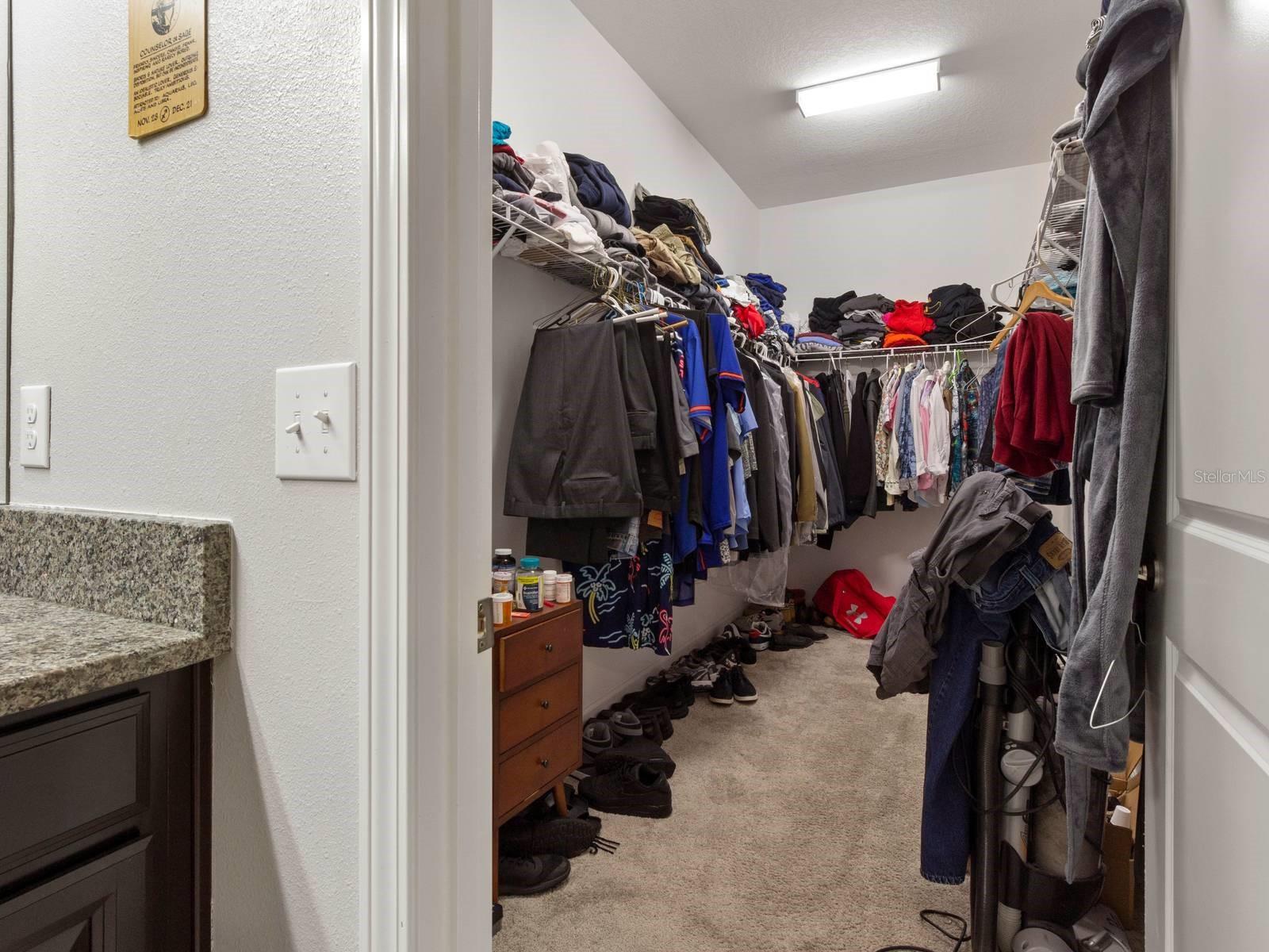 Primary Walk-In Closet