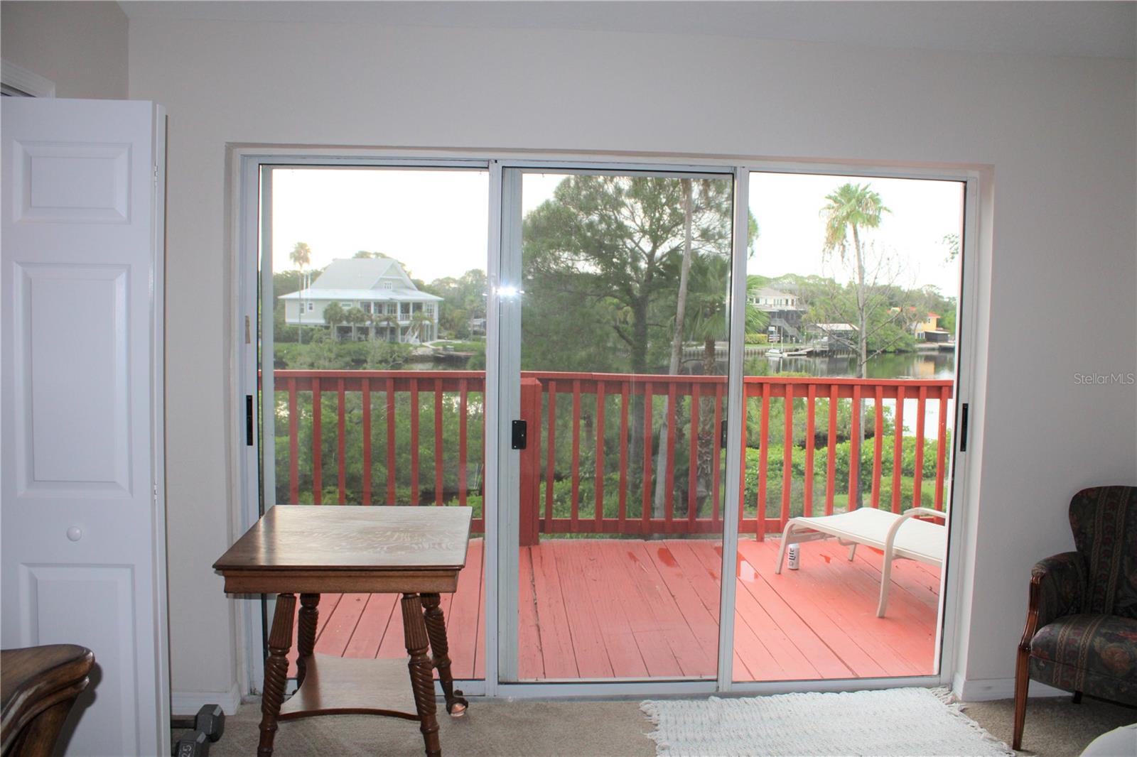 Master bedroom balcony