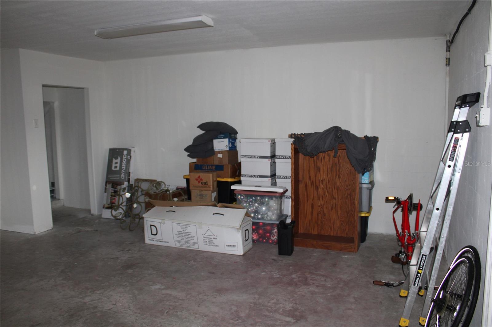 first floor garage/ storage room