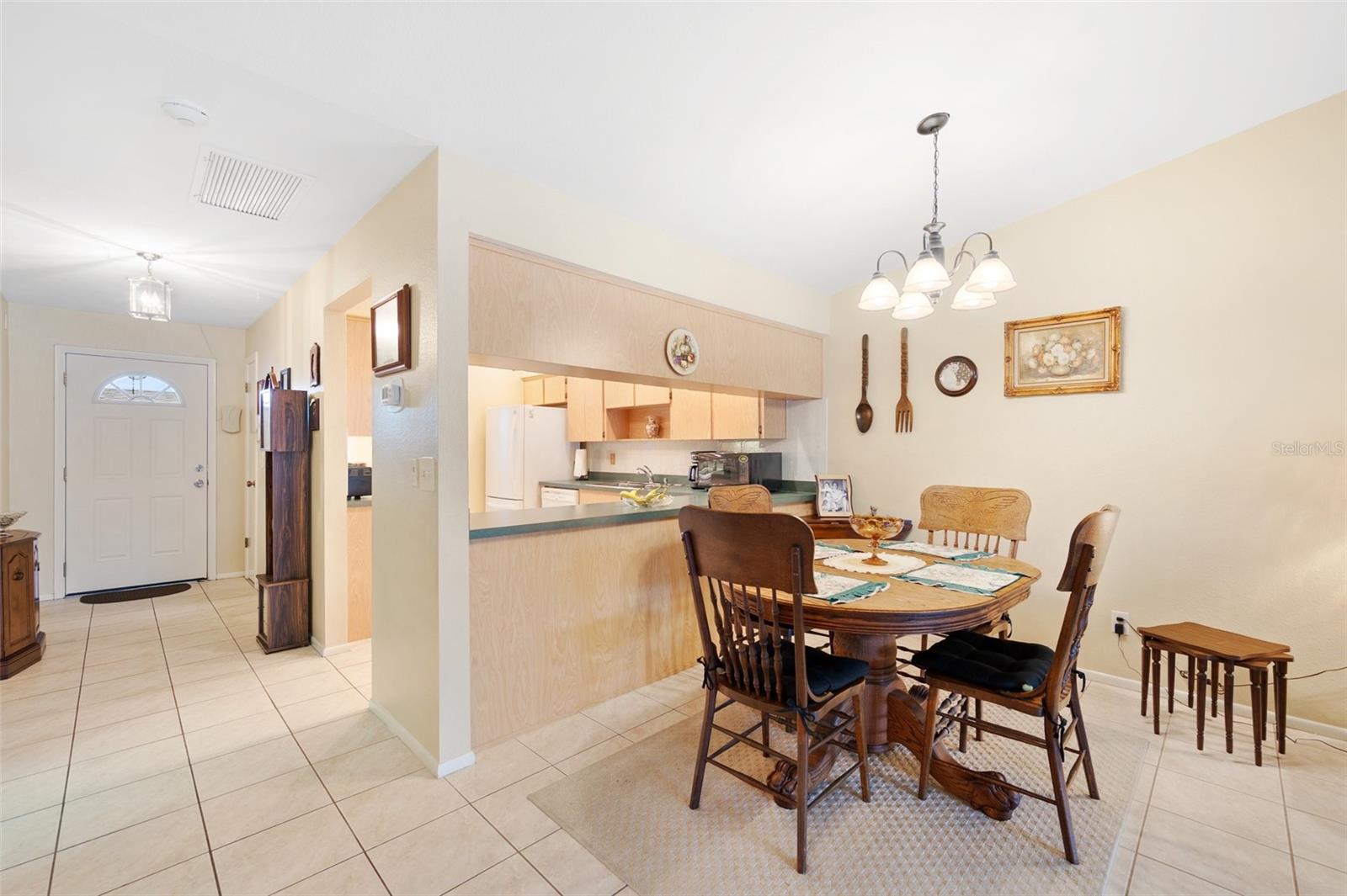 Dining Room is open to the Kitchen