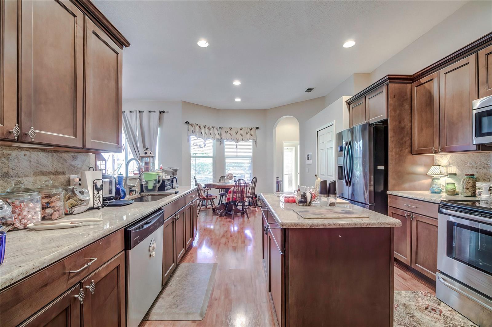 Open Kitchen and Dining Area