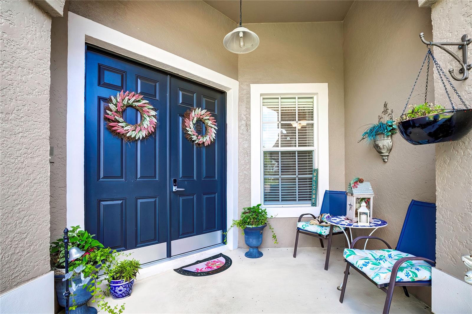 Double-Door Keyless Entrance and Front Porch