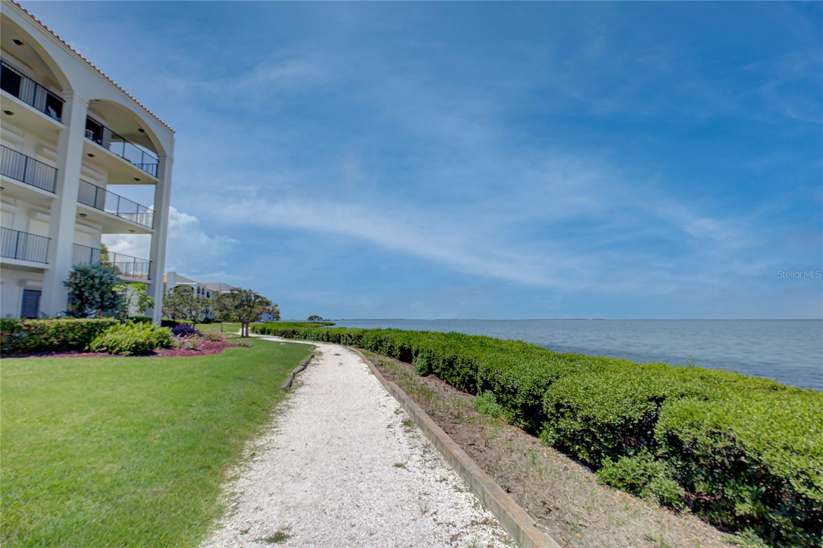 Walking trail along the Gulf.