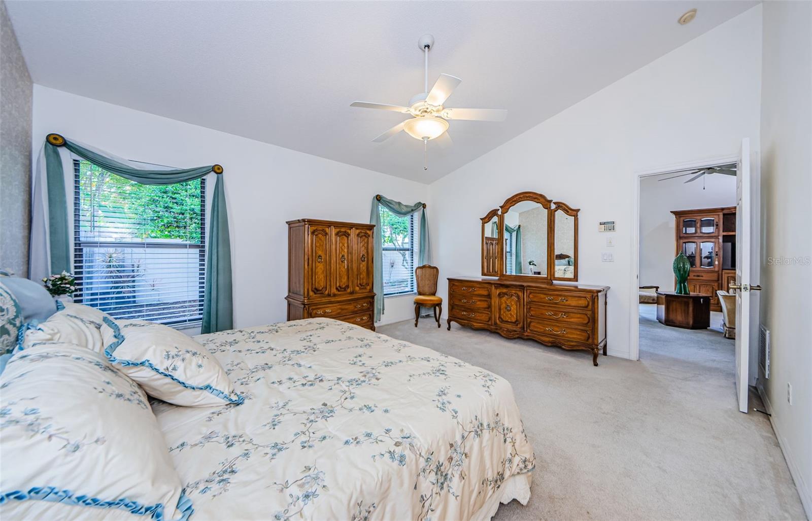 Master bedroom is split from downstairs guest room, you will love this floor plan!