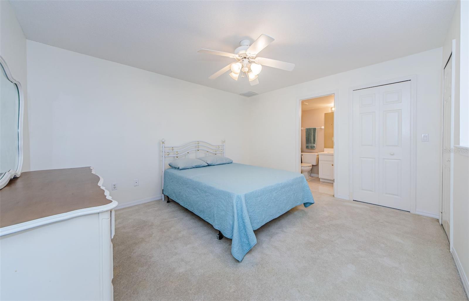 Upstairs 3rd bedroom has a huge walk in closet.