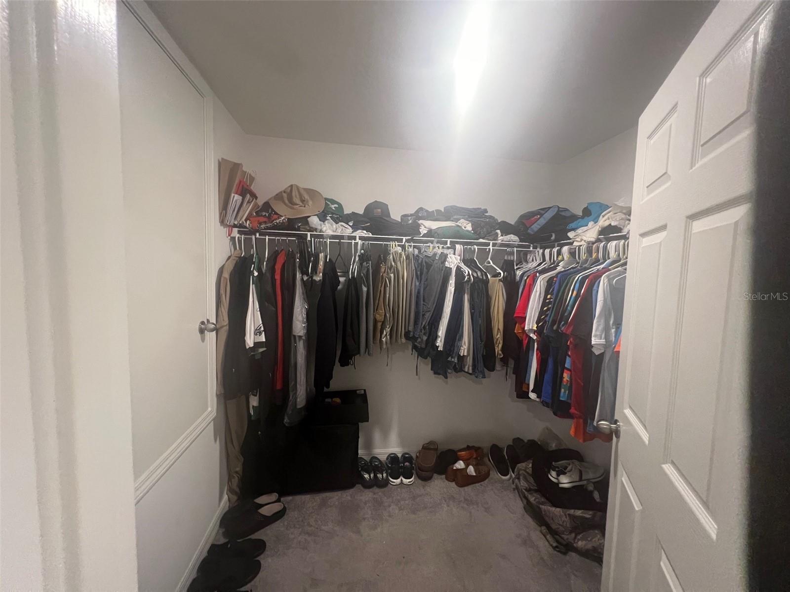 Primary closet