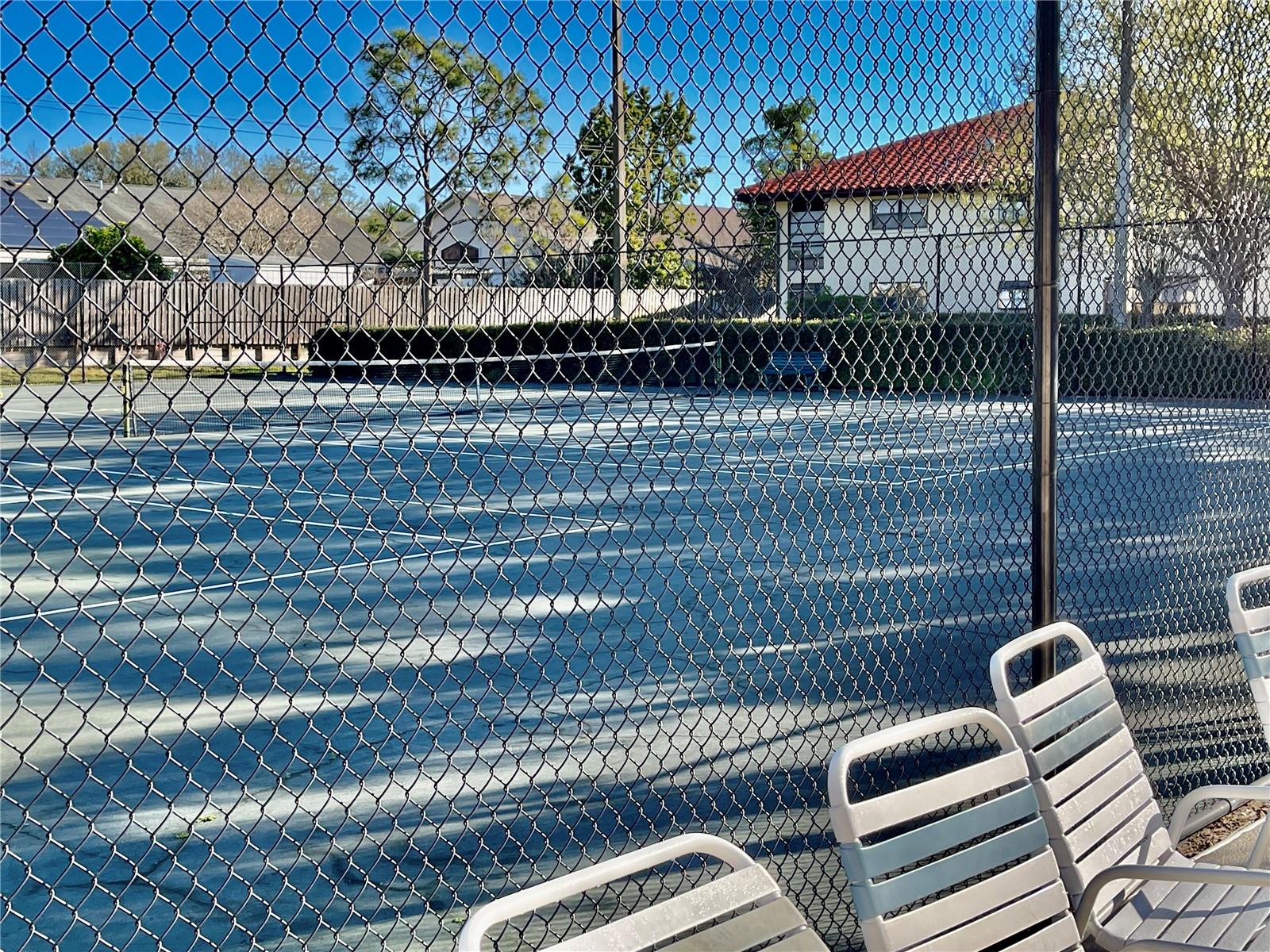 tennis courts