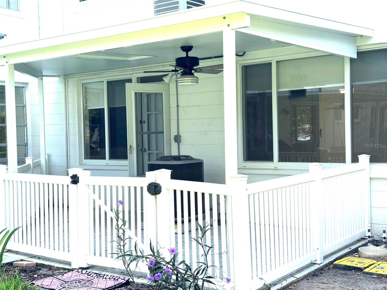 Large Covered Back Patio