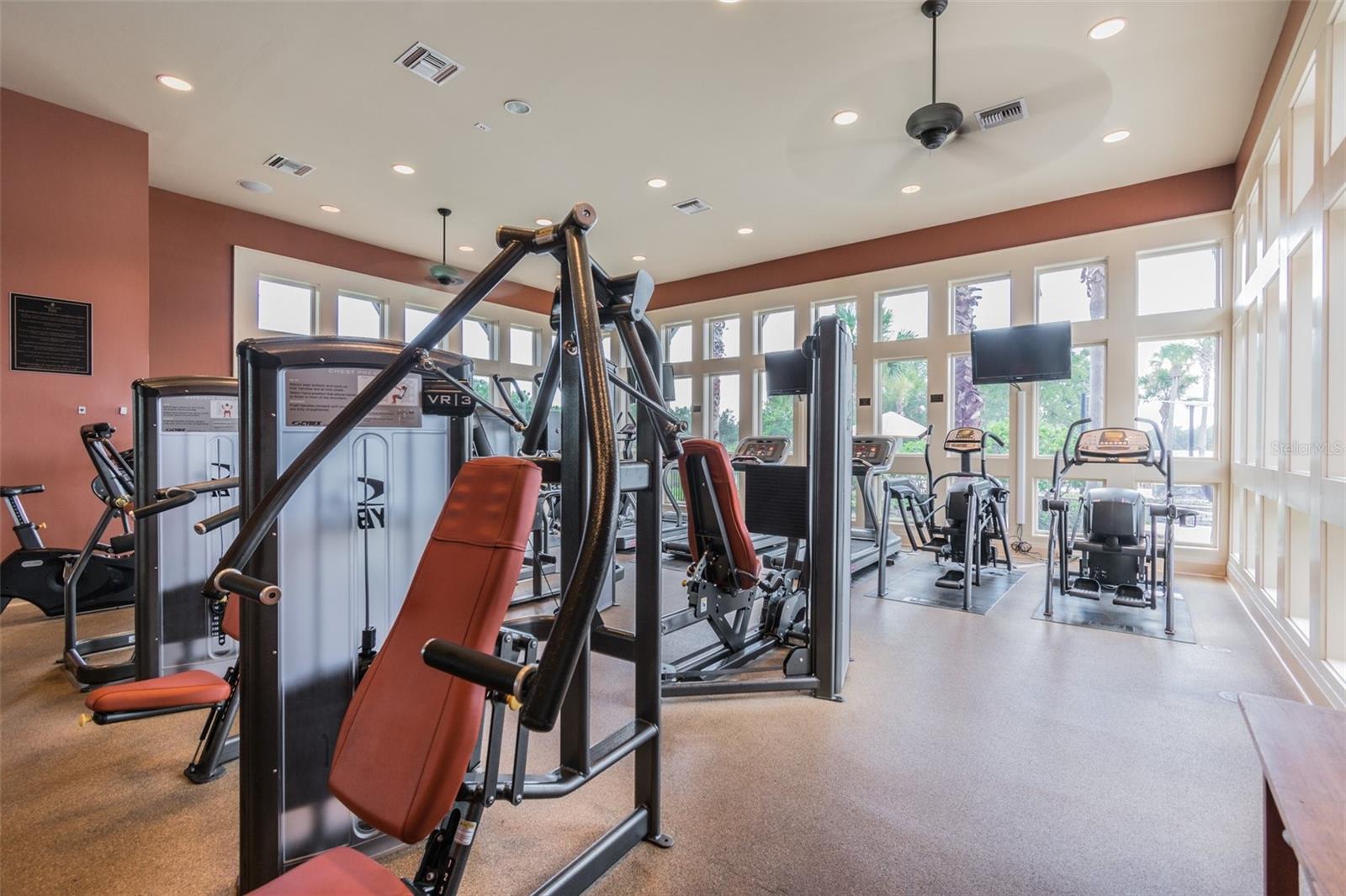 Clubhouse fitness center