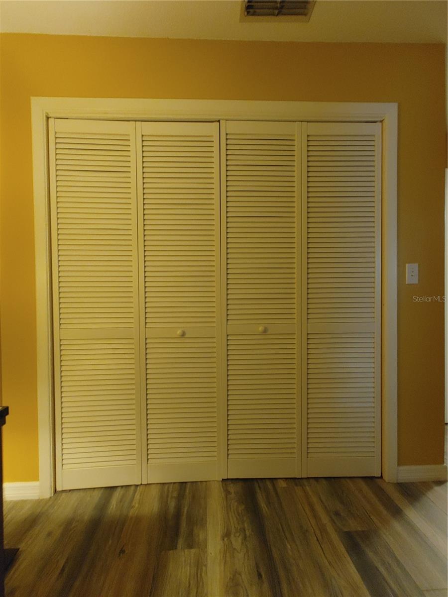 2nd very large and spacious built-in master closet.