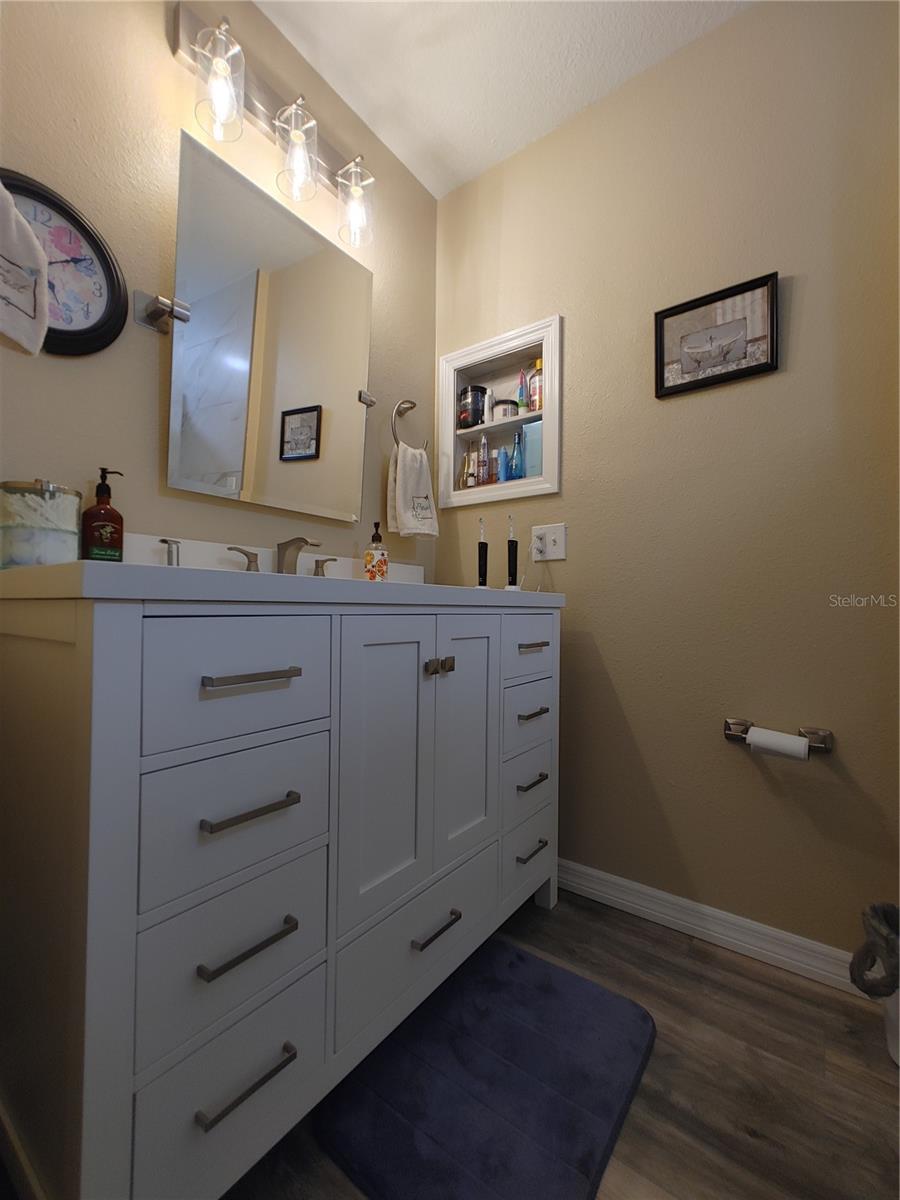 Completely remodeled master bathroom