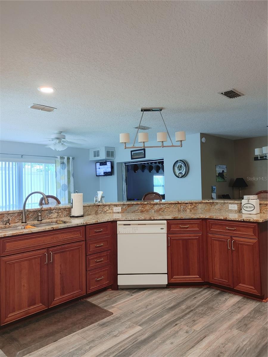 Spacious counter tops for the cook in the house.