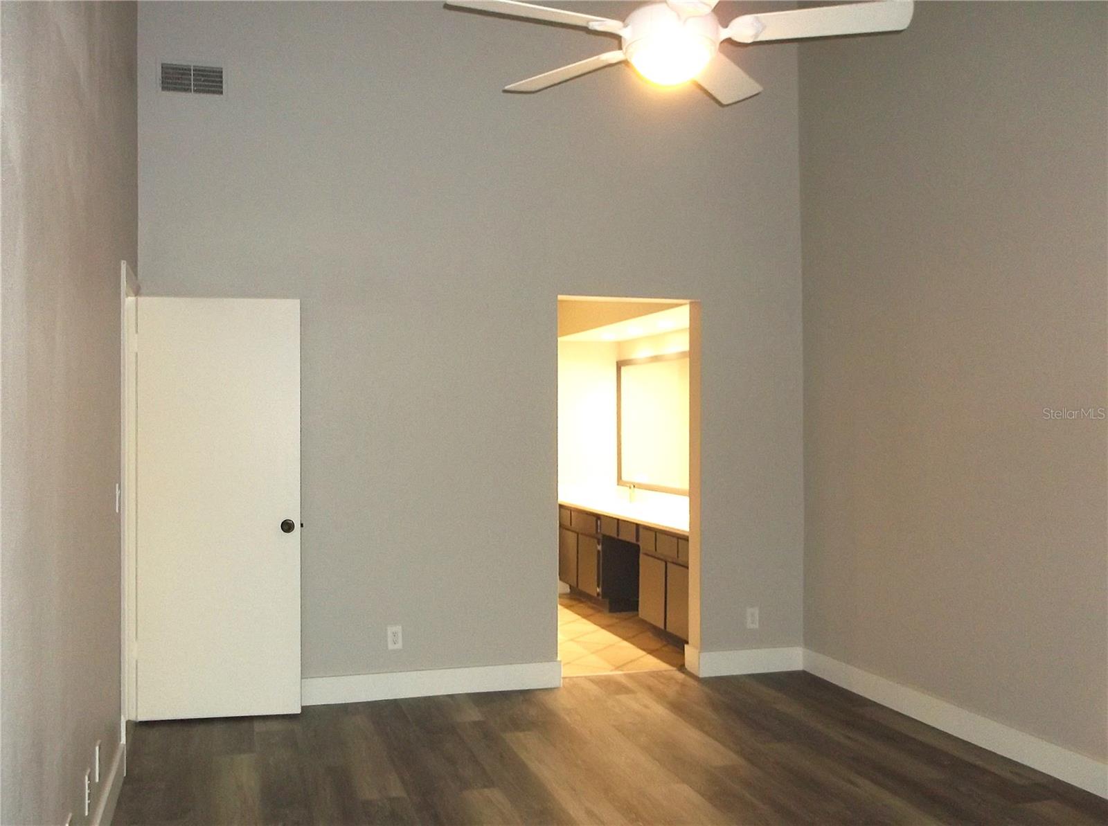 Master Bedroom from patio view