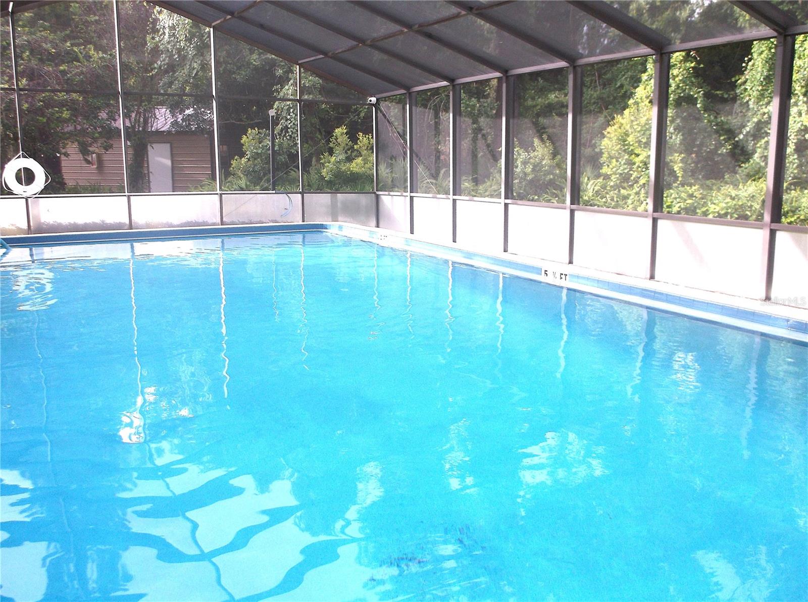 Screened in Pool Area