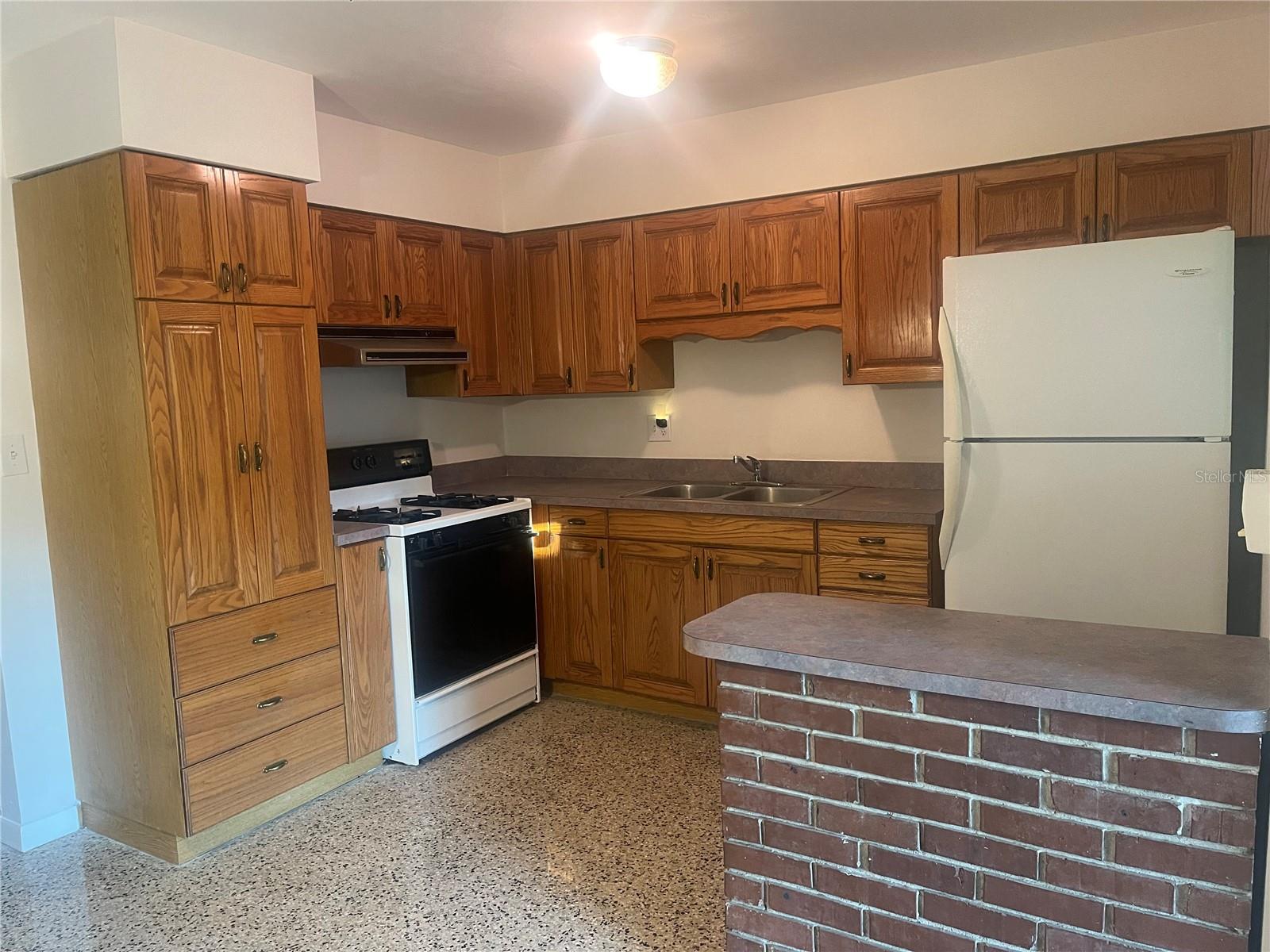 Kitchen.  New gas stove is not shown here