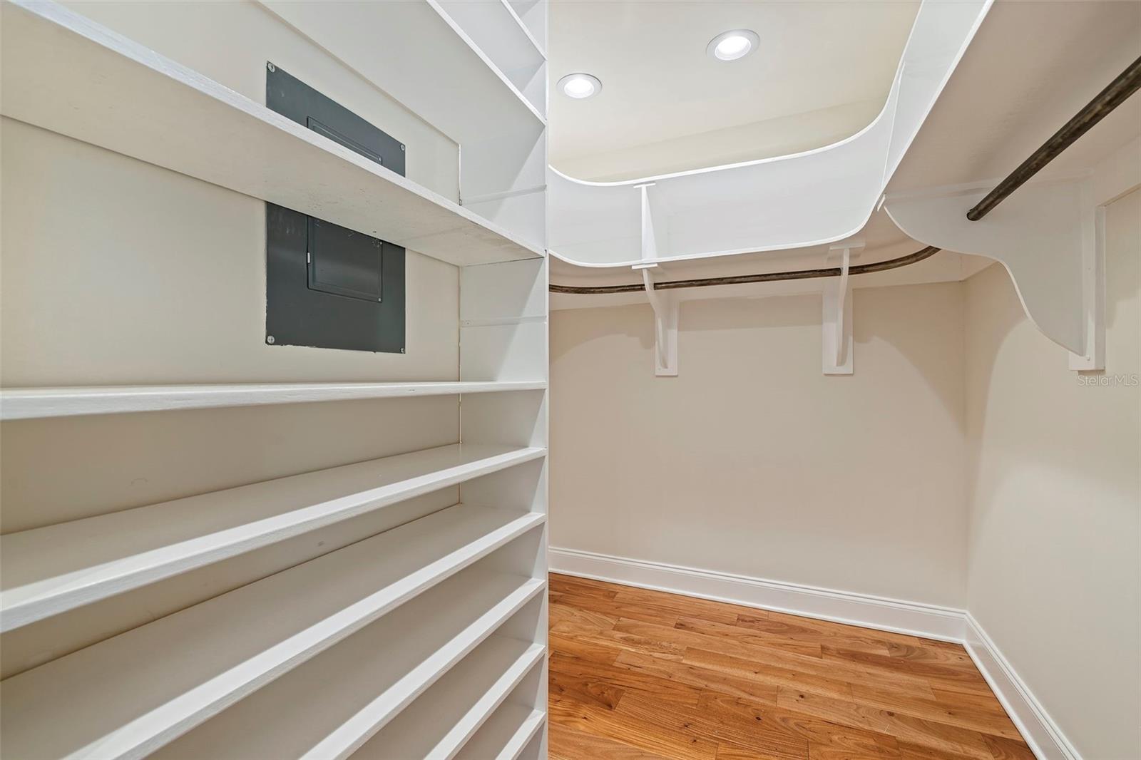 Walk in closet in Primary Bedroom