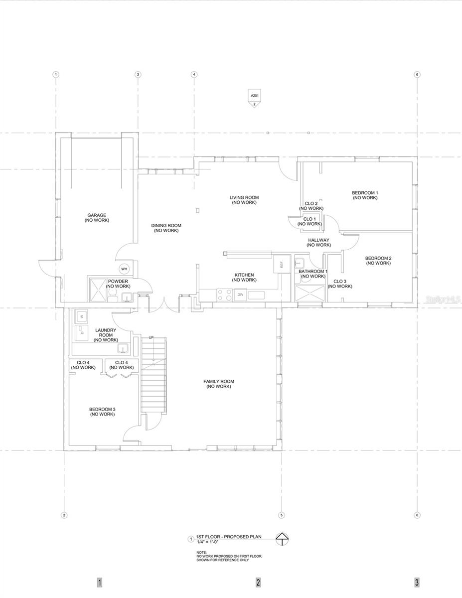 1st story floor plan