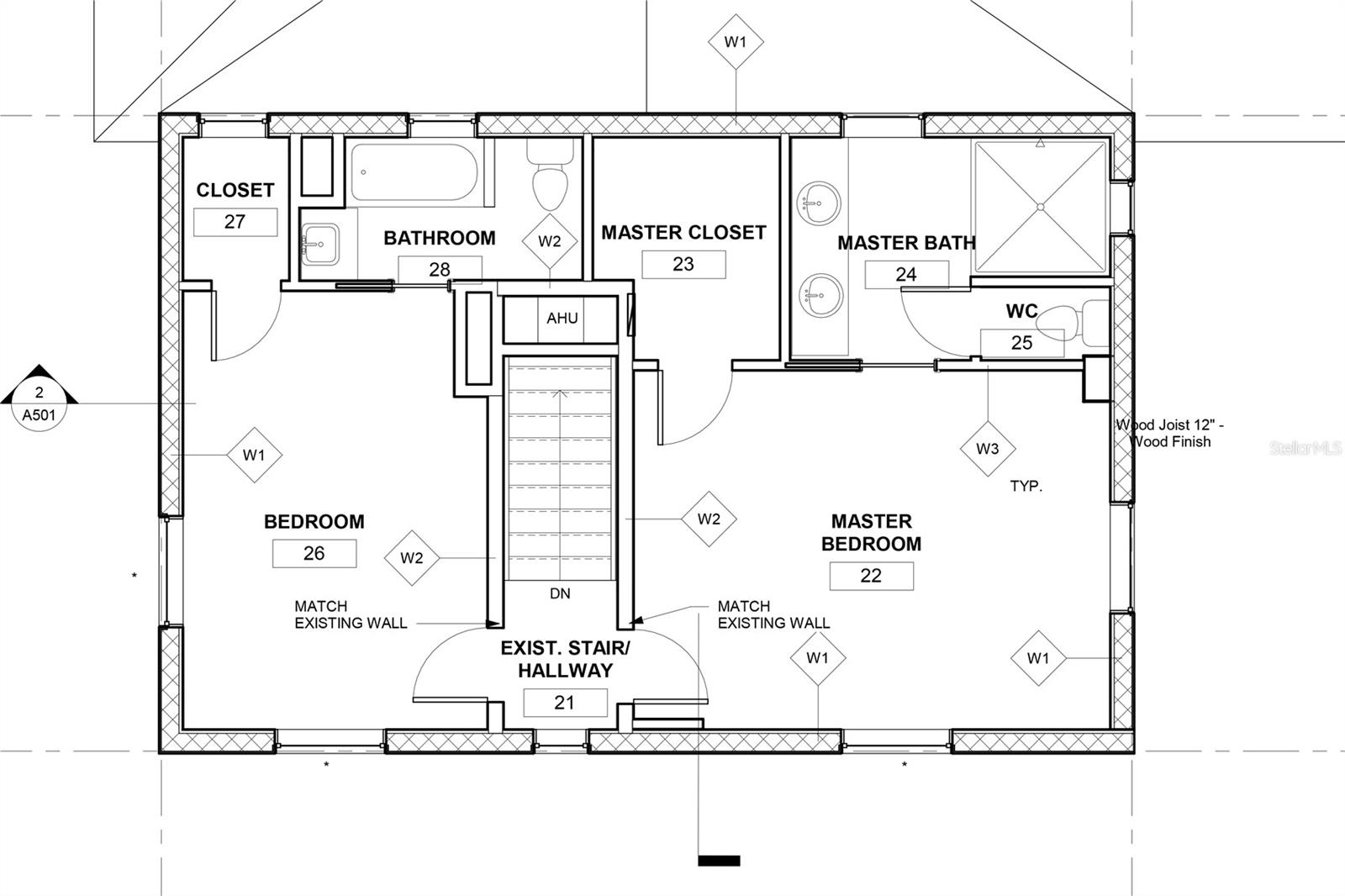 2nd story floor plan