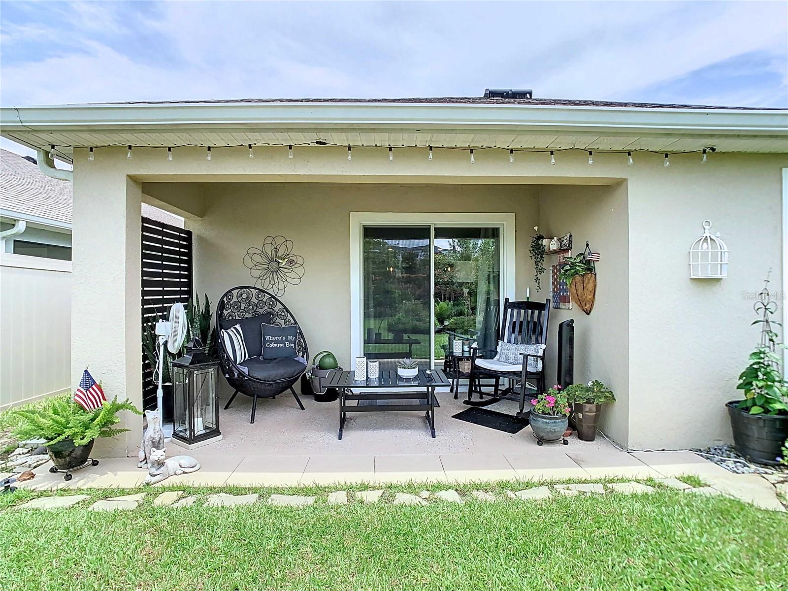 Rear Exterior Patio