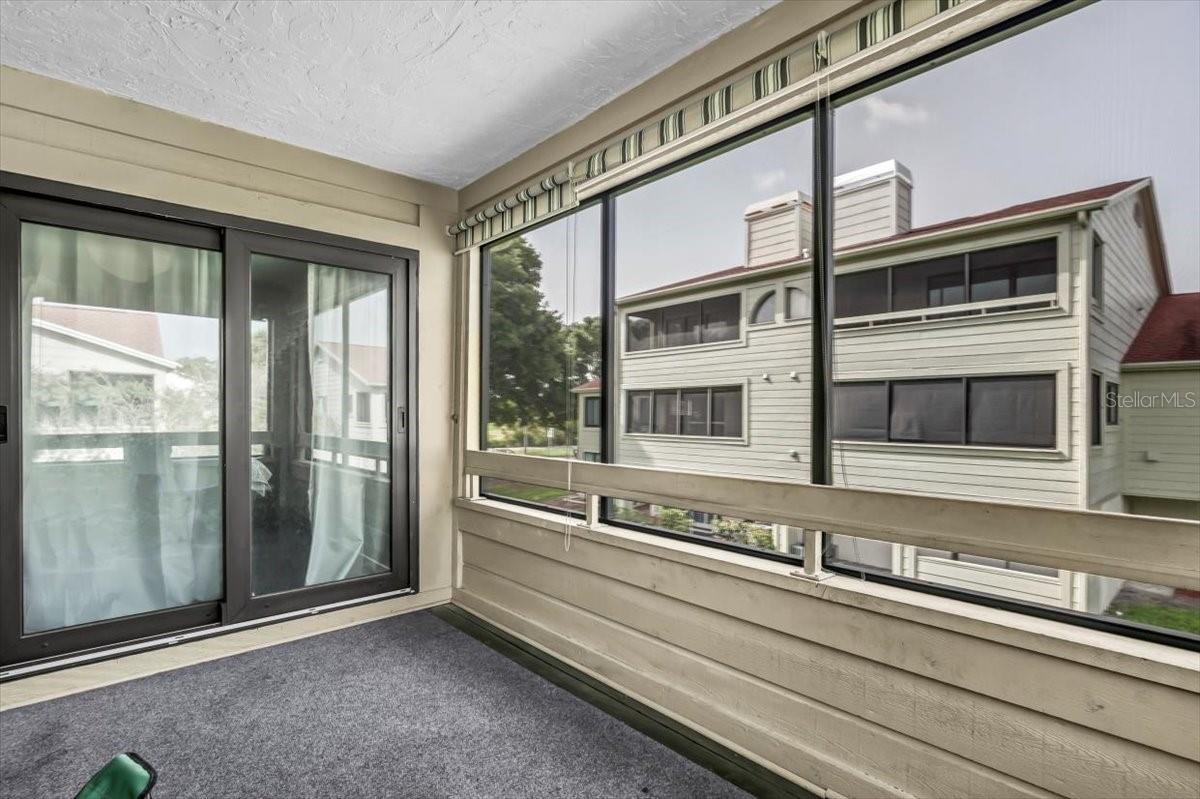 Balcony connects to the primary bedroom.