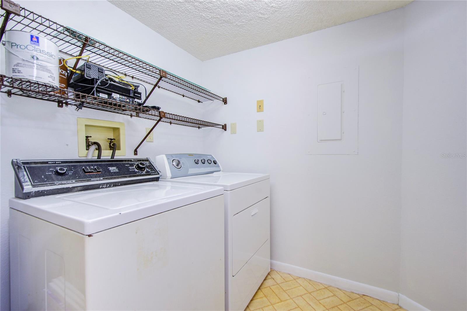 Laundry Room inside condo