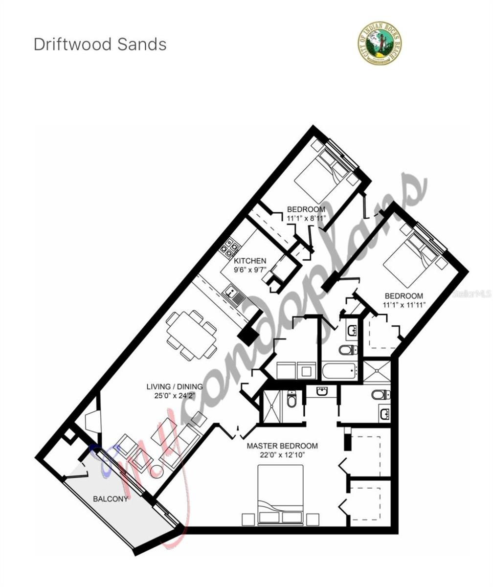 Floor Plan #103 Driftwood Sands